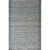 Handcrafted Natural and Blue Luxury Area Rug