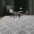 Handcrafted Luxury Gray Area Rug