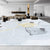 Luxury Handknotted Ivory and Light Blue Area Rug
