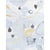 Luxury Handknotted Ivory and Light Blue Area Rug