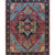 Elegant Handcrafted Luxury Red and Blue Runner