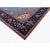 Elegant Handcrafted Luxury Red and Blue Runner