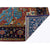 Elegant Handcrafted Luxury Red and Blue Runner