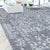 Handcrafted Luxury Silver And Silver Area Rug