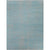 Handcrafted Luxury Silver And Aqua Area Rug