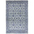 Handcrafted Luxury Silver And Blue Area Rug