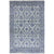 Handcrafted Luxury Silver And Blue Area Rug