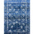 Handcrafted Luxury Dark Blue And Mouse Area Rug