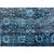 Handcrafted Luxury Black And Blue Area Rug