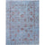 Handcrafted Luxury Light Blue And Brown Area Rug