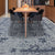 Handcrafted Luxury Silver And Gray Area Rug