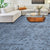 Handcrafted Luxury Light Blue And Black Area Rug