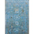 Handcrafted Luxury Light Blue And Multi Area Rug