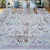 Handcrafted Luxury Silver And Pink Multi-Colored Area Rug