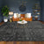 Handcrafted Luxury Black And Gray Area Rug