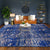 Handcrafted Luxury Dark Blue And Copper Area Rug