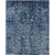 Handcrafted Luxury Dark Blue And Silver Area Rug