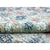 Handcrafted Luxurious Green and Blue Area Rug