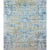 Handcrafted Luxurious Beige and Light Blue Area Rug
