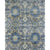 Handcrafted Luxurious Blue and Green Area Rug