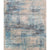 Luxurious Handcrafted Beige and Blue Area Rug