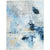 Handcrafted Blue and Gray Luxury Area Rug