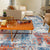 Luxurious Handcrafted Blue and Multicolor Area Rug