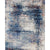 Luxurious Handcrafted Rust and Blue Area Rug