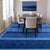 Handcrafted Blue Luxury Area Rug