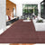 Luxurious Handcrafted Wine-Colored Area Rug
