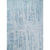 Handcrafted Silver and Light Blue Luxury Area Rug