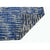 Handcrafted Luxury Ivory and Blue Area Rug