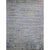 Handcrafted Luxury Silver and Blue Area Rug