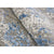 Handcrafted Luxury Grey and Blue Area Rug