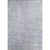 Handcrafted Luxury Silver and Blue Area Rug