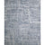 Handcrafted Luxury Silver and Blue Area Rug
