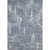 Handcrafted Luxury Blue and Grey Area Rug