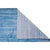 Luxurious Handcrafted Turquoise and Light Blue Area Rug