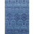 Handcrafted Luxury Light Blue And Dark Blue Area Rug