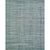 Luxurious Handcrafted Teal Green and Silver Area Rug