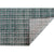 Luxurious Handcrafted Teal Green and Silver Area Rug