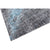 Handcrafted Luxurios Charcoal and Blue Area Rug