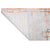 Luxurious Handcrafted Ivory and Rust Area Rug