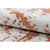 Luxurious Handcrafted Ivory and Rust Area Rug