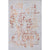 Luxurious Handcrafted Ivory and Orange Runner