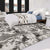 Luxurious Handcrafted Beige and Gray Area Rug