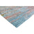 Handcrafted Luxury Light Blue and Multicolored Area Rug