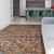 Handcrafted Luxury Brown and Multicolored Area Rug