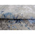 Luxurious Handcrafted Silver and Blue Area Rug
