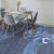 Handcrafted Blue and Gray Luxury Area Rug